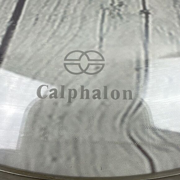 CALPHALON 11 1/2”‎ 11.5 Inch OD Round Replacement Glass Stainless Steel Lid - Picture 5 of 8